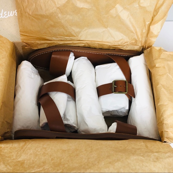 Madewell Boardwalk Sandal Ankle Strap Brown - Picture 5 of 7